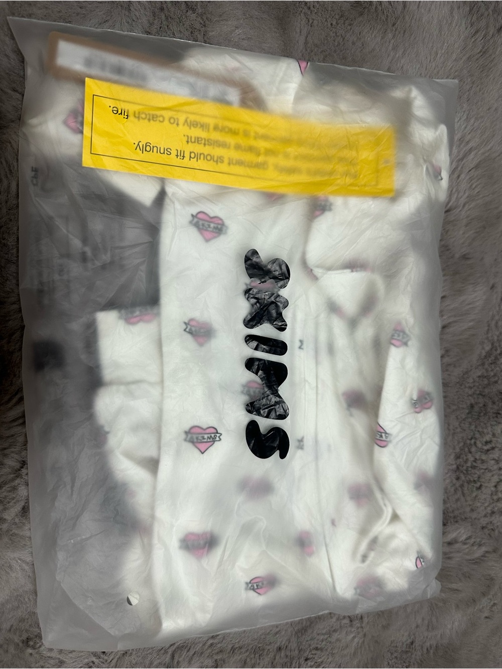 NWT SKIMS SLEEP BABY ONESIE Size 3M